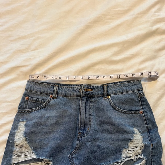 Caffeine Denim skirt size M with rips - Picture 4 of 4